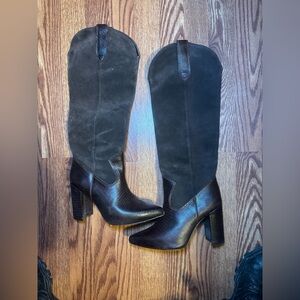 Elegant brown Leather Women's exotic